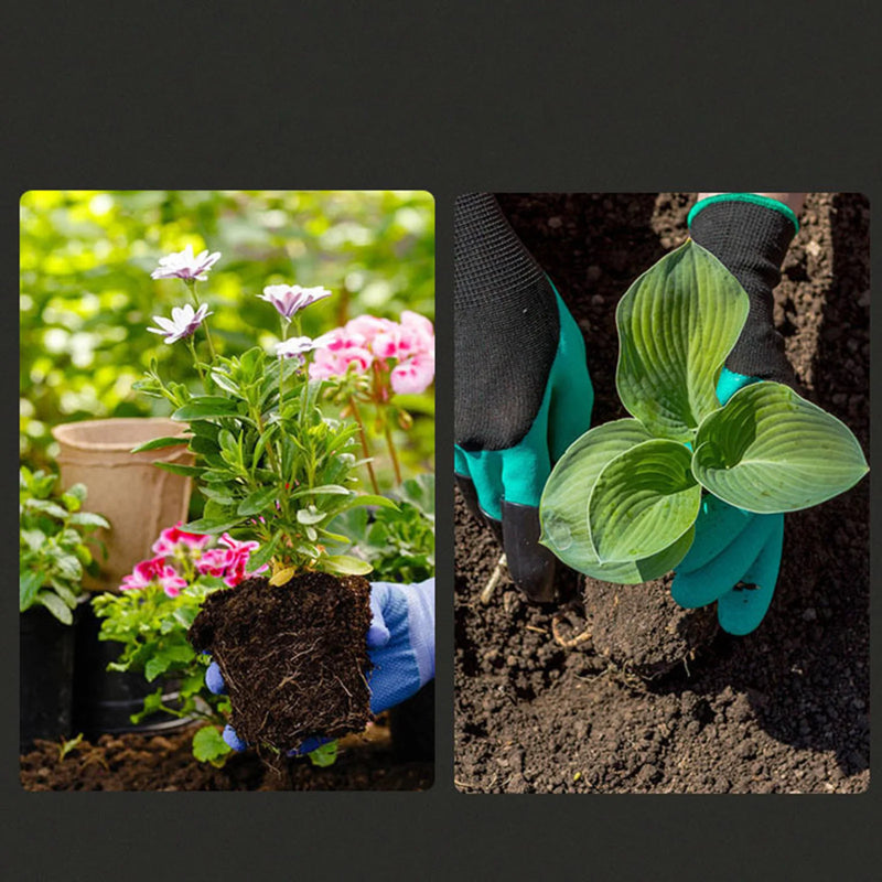Gartenschaufel FLORAFIX | Robuste Handschaufel aus Eisen | Rutschfester Griff | Optional mit Oxford-Tasche