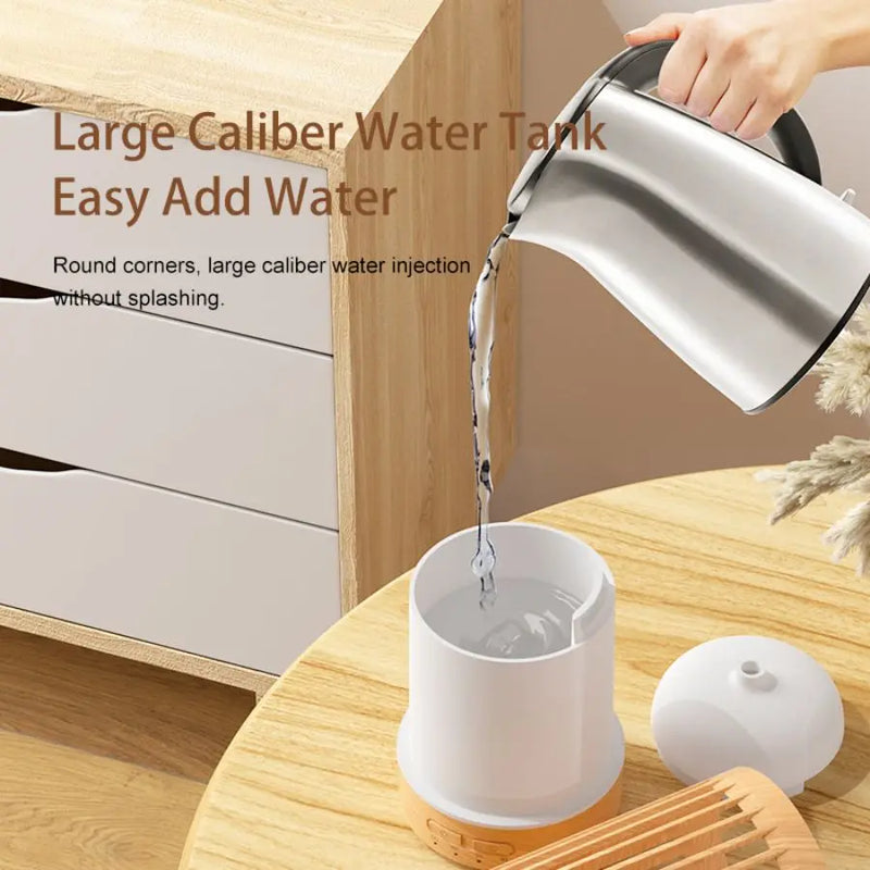 Auralis Mini Aroma Diffuser | 150 ml | Ultraschall & LED Stimmungslicht | USB-Betrieb | Leise Luftbefeuchtung
