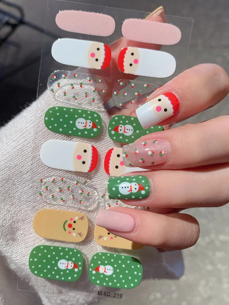GlitzNail – Festliche Weihnachtsnägel Schnell, Komplett Ohne Salon