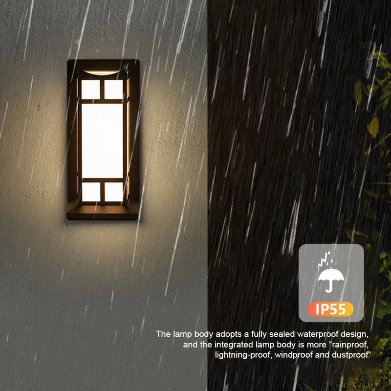 Außenwandleuchte LumoGuard | LED mit Bewegungsmelder | IP65 Wasserdicht | 16W/30W