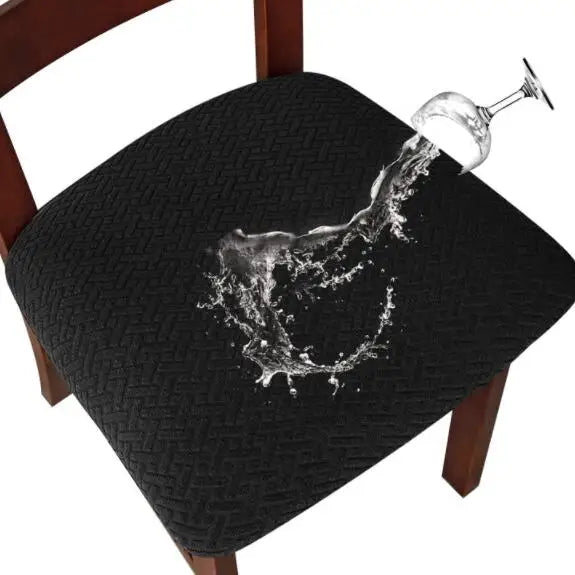 CasaLino | Wasserdichte Stuhl-Sitzbezüge | Elastisch & Waschbar | Kariertes Design | 4 Varianten | Für Küche & Esszimmer