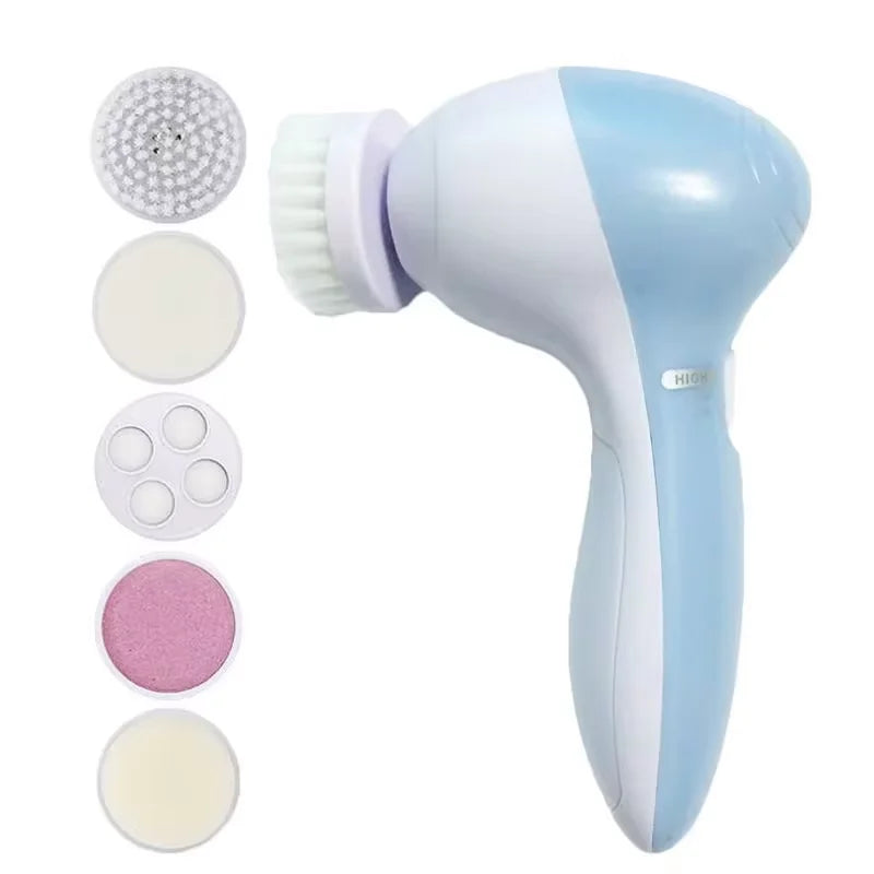 Gesichtsreinigungsgerät LUMISANA 5-in-1 | Reinigung, Massage & Peeling | Kabellos & CE-zertifiziert | Kompakt & leistungsstark