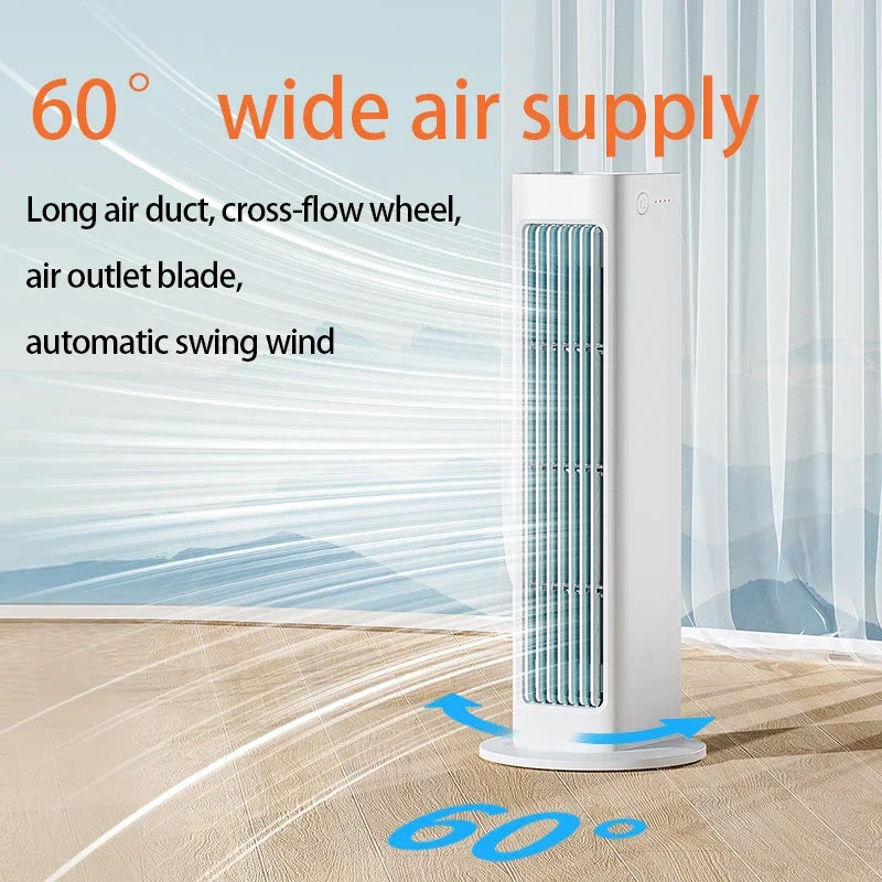 Wandventilator AeroSilence FlexFan | Blattloser USB-Ventilator mit Fernbedienung | 3 Geschwindigkeiten & Schwenkmodus | 3000 mAh Akku | Leise & modern – für Büro & Zuhause