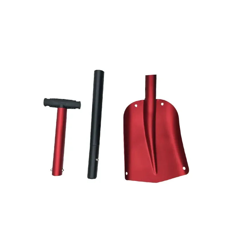 Teleskop-Schneeschaufel FrostoX | Aluminium | Verstellbar 63–82 cm | Leicht & Robust