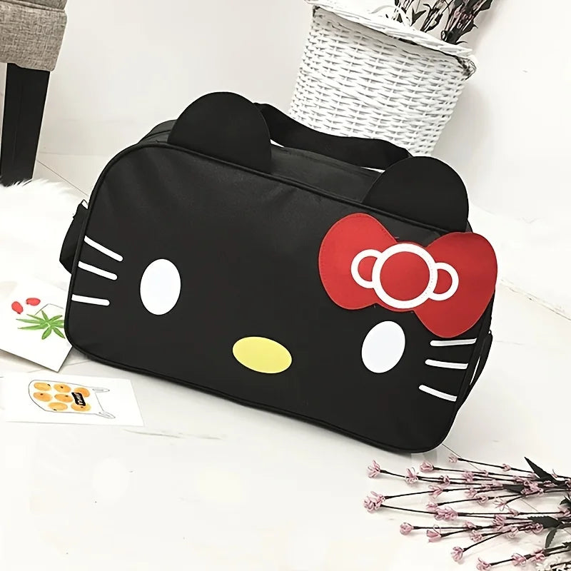 Reisetasche HelloCat | Große Kapazität | Niedliches Cartoon-Design | Oxford-Gewebe