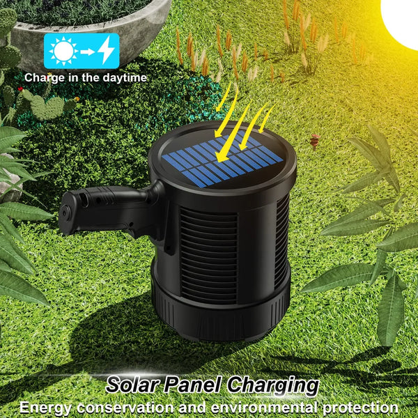 Handscheinwerfer LuminexPro 900K | 900.000 Lumen | 10000 mAh Akku | Solar & USB Ladefunktion | IPX5 Wasserdicht