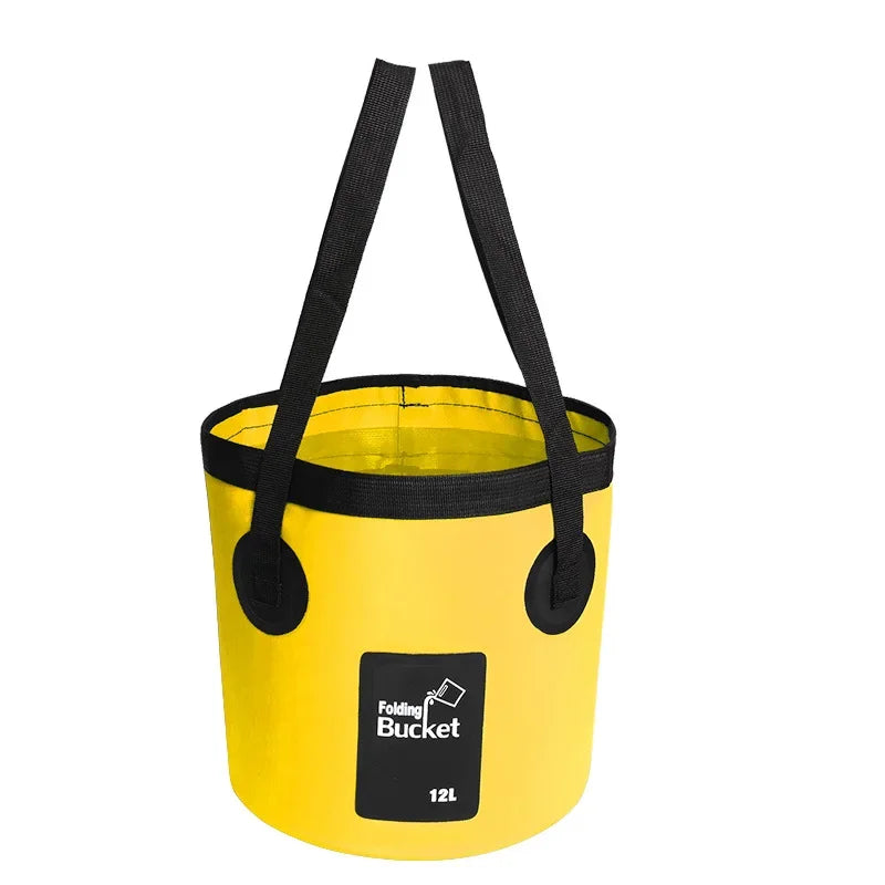 AquaFold Waschbeutel 12L/20L | Faltbar & Wasserdicht | Outdoor & Auto | Verschiedene Farben