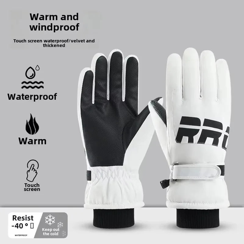 GlacioShield Pro Gloves | Wasserdichte Winterhandschuhe | Touchscreen & Anti-Rutsch | Warmes Fleecefutter für Skifahren, Radfahren & Outdoor