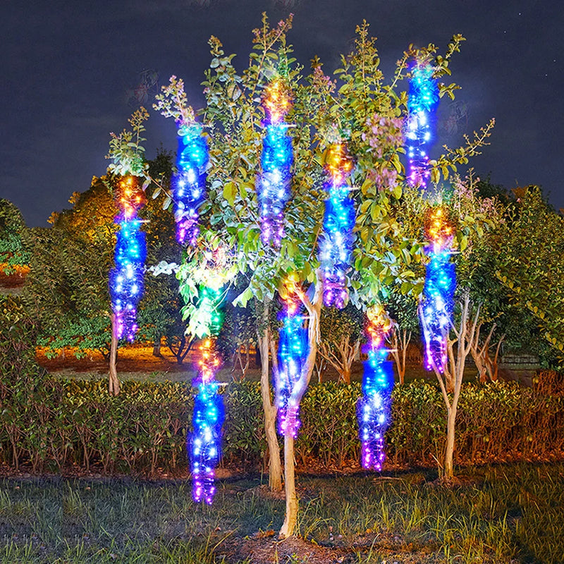 3-in-1 LED Weihnachtslichterkette | Meteorregen-Effekt & 360 LEDs | Wasserdicht & Outdoor-tauglich | Luminara