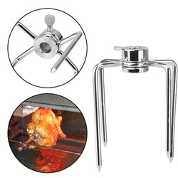 BBQ Fleischgabeln GrillMeister Pro | 2er Set | Edelstahl | Für Drehspieß & Holzkohlegrill