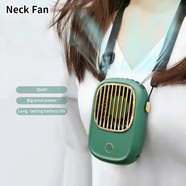 AeroLynx Tragbarer Nackenventilator | Wiederaufladbar & Multifunktional | Für Outdoor, Reisen & Zuhause