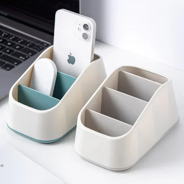 Schreibtisch-Organizer OrdinoBox | Multifunktionale Aufbewahrungsbox | Für Fernbedienung, Kosmetik & Kabel | Modernes Design