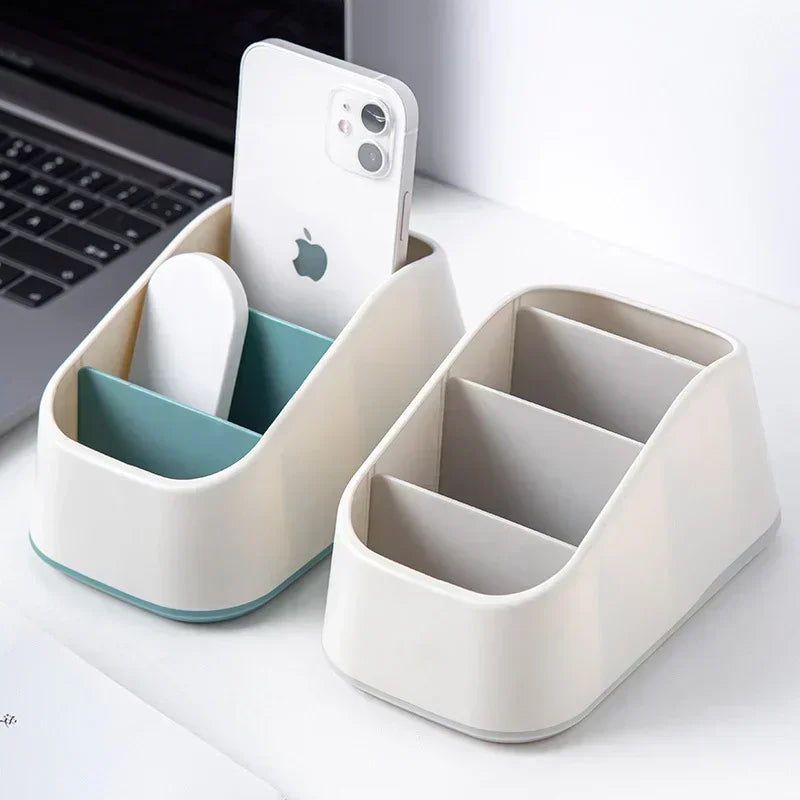 Schreibtisch-Organizer OrdinoBox | Multifunktionale Aufbewahrungsbox | Für Fernbedienung, Kosmetik & Kabel | Modernes Design