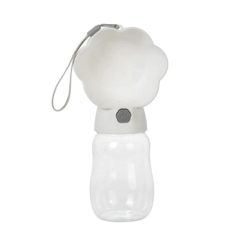 Trinkflasche Droppa DuoBottle | 2-in-1 Wasser- & Futterspender für Hunde & Katzen | Auslaufsicher & tragbar | 380 ml / 530 ml