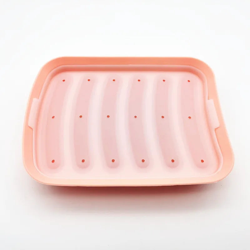 WurstiFlex Wurstform aus Silikon | Wiederverwendbare DIY-Wurstform für Hotdogs, Kuchen & Gebäck | Für Backofen, Mikrowelle & Gefrierfach geeignet