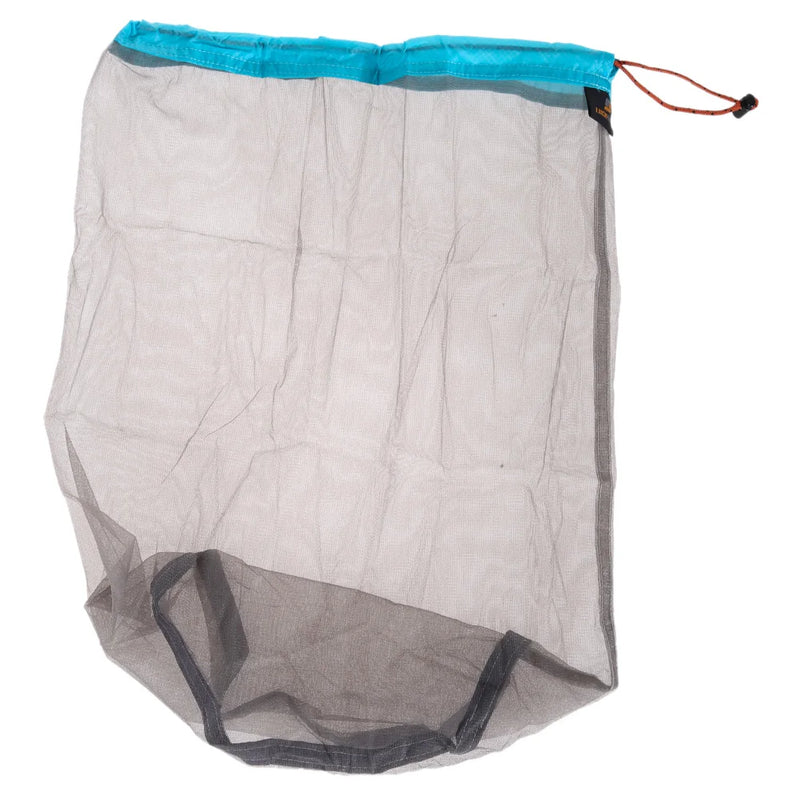 TrekSack MeshLite Ultraleichter Netzbeutel | Atmungsaktiver Packsack mit Kordelzug | Verschiedene Größen S–XXL | Für Wandern, Camping & Reisen