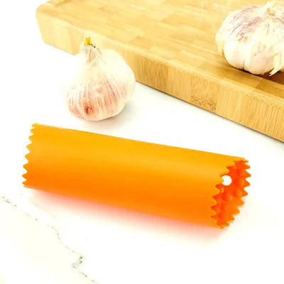 Knoblauchschäler Silikon | Geruchsfrei & Schnell | SchälFix mit Wellenstruktur – Spülmaschinengeeignet