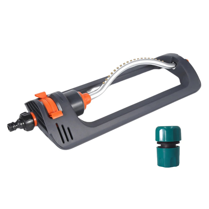 AquaTakt EcoSwing Rasensprenger mit 4 Sprühmodi | Schwenkregner für große Flächen | 3/4-Zoll Anschluss | Aluminiumrohr & Kupferdüsen