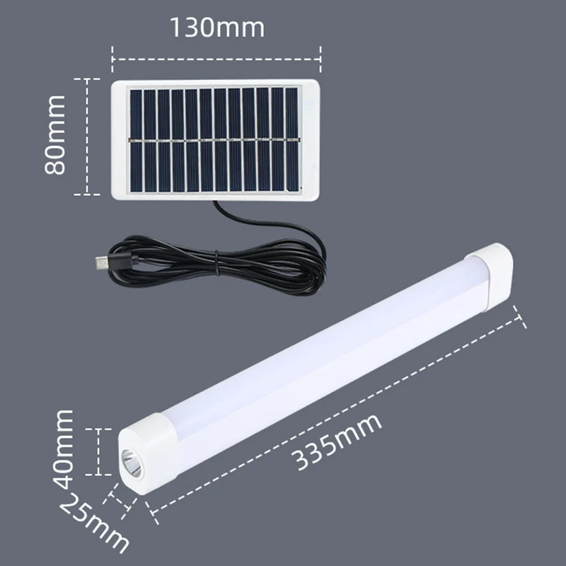 Soltura BeamMate LED Solar Notfalllampe | Dimmbar & Wiederaufladbar | Mit Haken & Magnet | Typ-C & Solar
