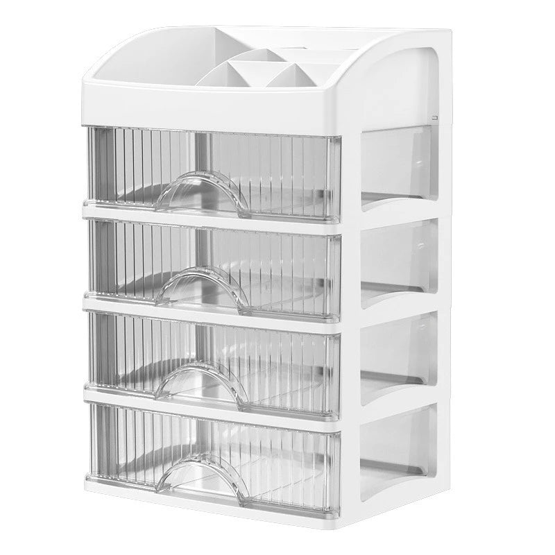 Kosmetik- & Schmuck-Organizer BelleTidy MultiDrawer | 4-stöckige Aufbewahrungsbox mit Schubladen | Für Make-up, Schmuck & Haaraccessoires