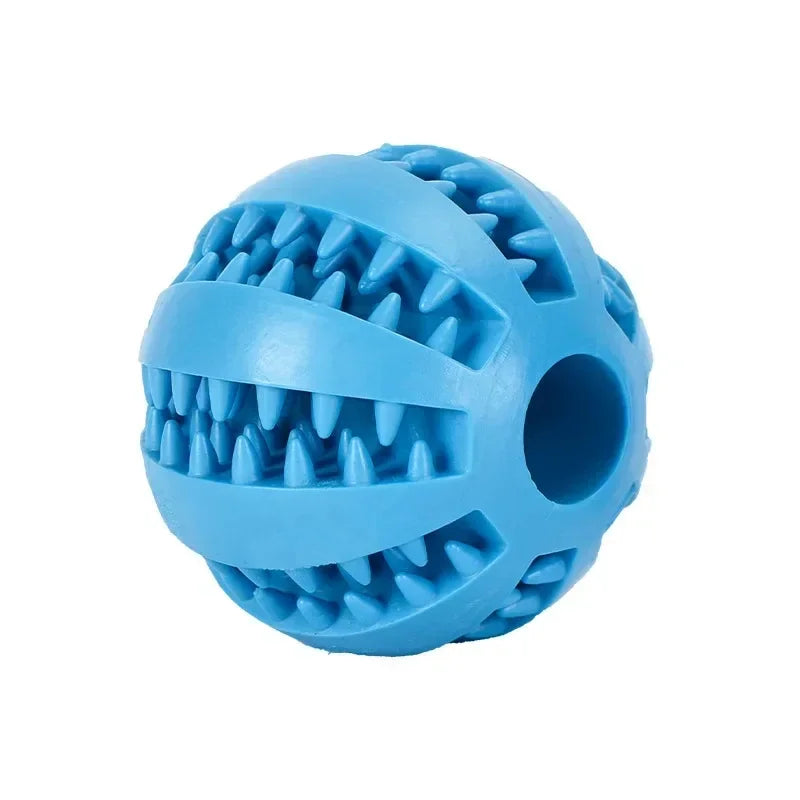 Hundespielball ChewPlay FlexiBall | Interaktives Gummispielzeug mit Futterfunktion | Zahnpflege & Kauspiel | Für kleine Hunde