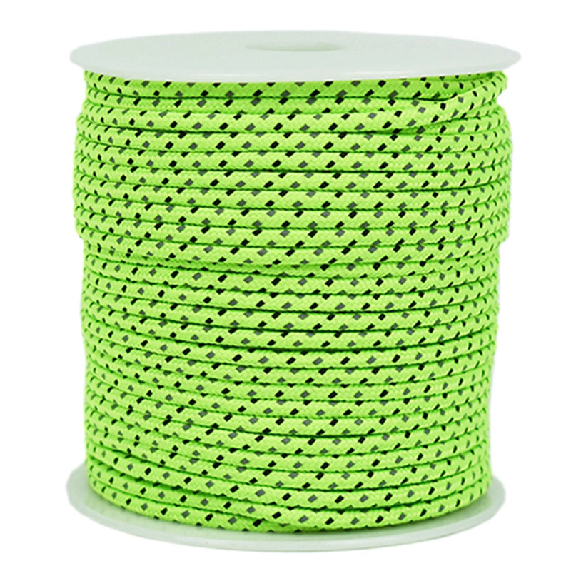 Reflektierendes Paracord SEVION Pro 50m | Hochfest & Abriebfest | Outdoor & Survival Seil für Zelt, Camping, Bergsteigen