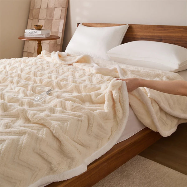 Wohndecke ClassicHaven | Weich & Gemütlich | Einfarbig | Für Sofa, Bett & Ganzjährig