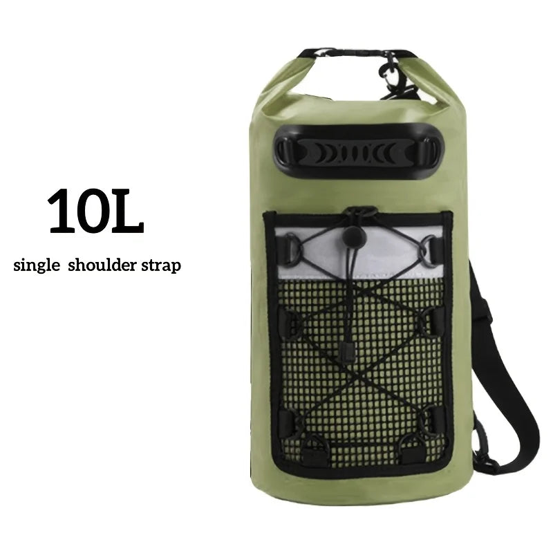Wasserdichte Dry Bag AQUARIX Motion | 10/20/30 L | Rolltop & Schultergurt | Für Kajak, Strand & Trekking