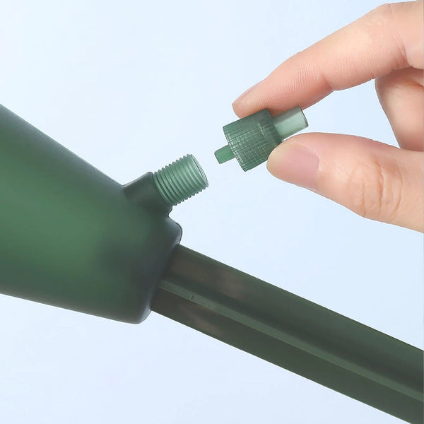 AQUADROP Automatischer Bewässerungstropfer | Trichterförmig & Transparent | Mit regulierbarem Wasserdurchfluss – 1 Stück