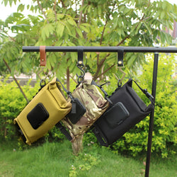 WipeGo Aufhängbare Feuchttücher-Tasche | Aus Oxford-Gewebe | Tragbarer Spender für Outdoor & Küche | 24 × 14 cm