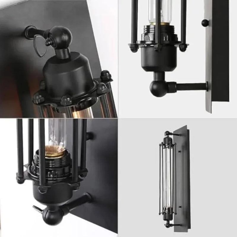 Wandleuchte RetroLume | Vintage Edison Design | E27 Fassung | Industrie-Stil für Innenräume