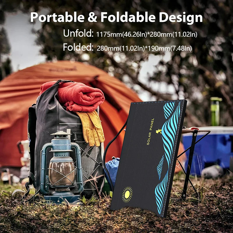Faltbares Solarpanel SolarXplore 300 | 300 W Leistung | USB & DC-Ausgang | PET-beschichtet & Wasserdicht | Tragbare Power für Outdoor & Reisen
