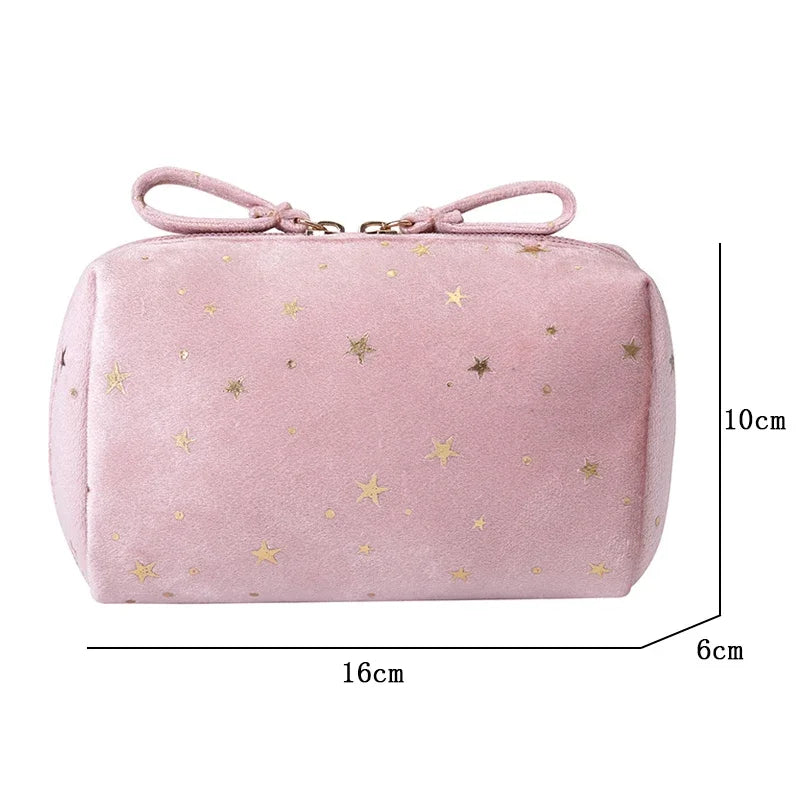 Velina SoftBag Samtige Kosmetiktasche für Damen | Weich & Kompakt | Für Lippenstift & Beauty-Essentials | Tragbar & Stilvoll
