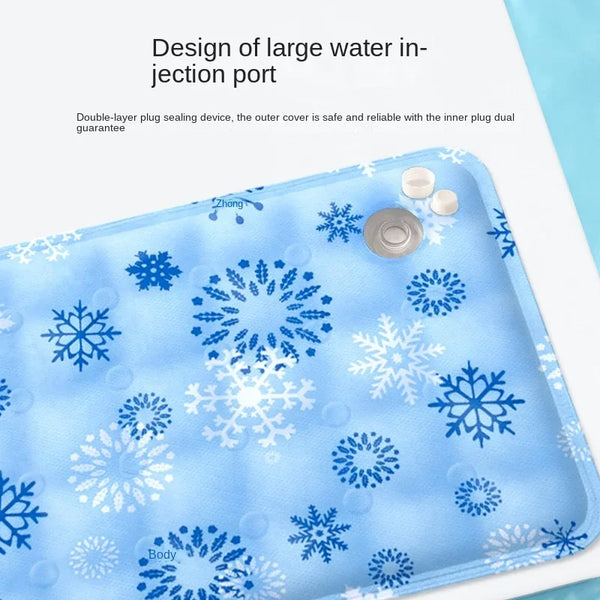 FrostiPet Kühlmatte für Hunde & Katzen | Wasserbefüllt | Extra Groß & Wiederverwendbar | Für Sommer & Sofa