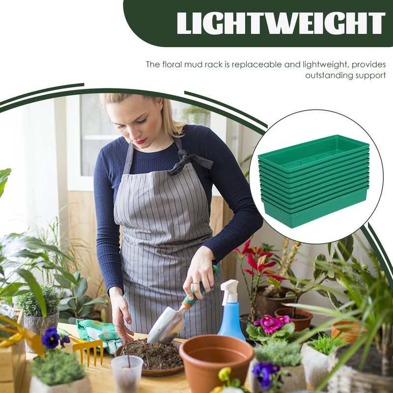 Fixaflora Blumensteckhilfe 10er-Set | Stabil & Wiederverwendbar | Für Floristik & Eventdeko | 24×11,7×4 cm