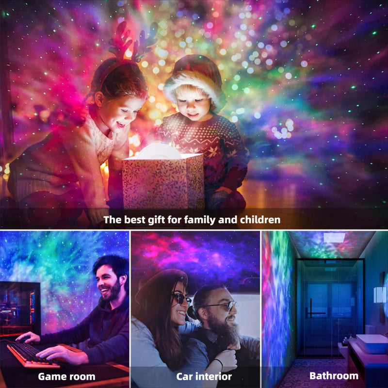 STELLARA Smart LED-Sternenprojektor | App- & Sprachsteuerung | 16 Mio. Farben | Mit Lautsprecher