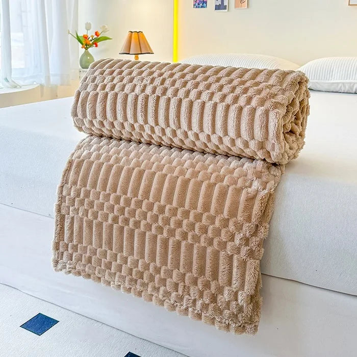 Velmora | Kuscheldecke Uni | Flauschige Wohndecke aus Milchsamt | Weich & Warm | Für Sofa, Bett & Kinderzimmer