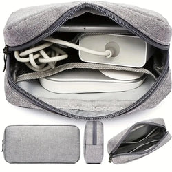 TechTidy Reise-Organizer Tasche | Digitales Zubehör sicher verstauen | Kompakt & Reißfest | Für Kabel, Ladegeräte & Kopfhörer