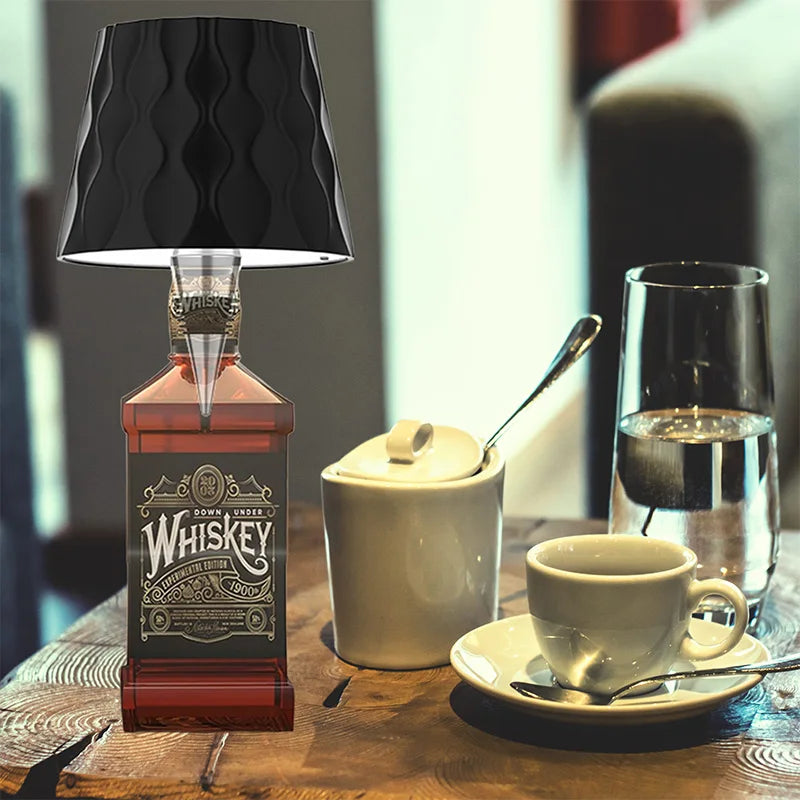 FlaschenLampe VinoGlow | 3-Farb Touch-Steuerung | USB Wiederaufladbar | IP54 Wasserdicht