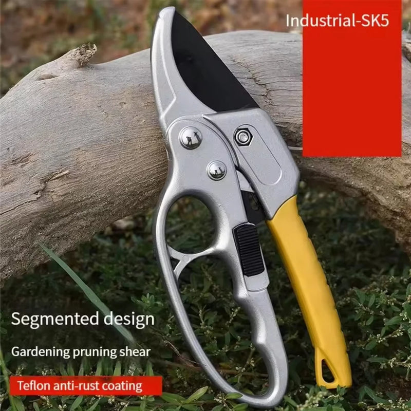 Floravix Gartenschere SK5 | Ergonomisch & Titanbeschichtet | Für Obsternte & präzises Schneiden | 20 cm