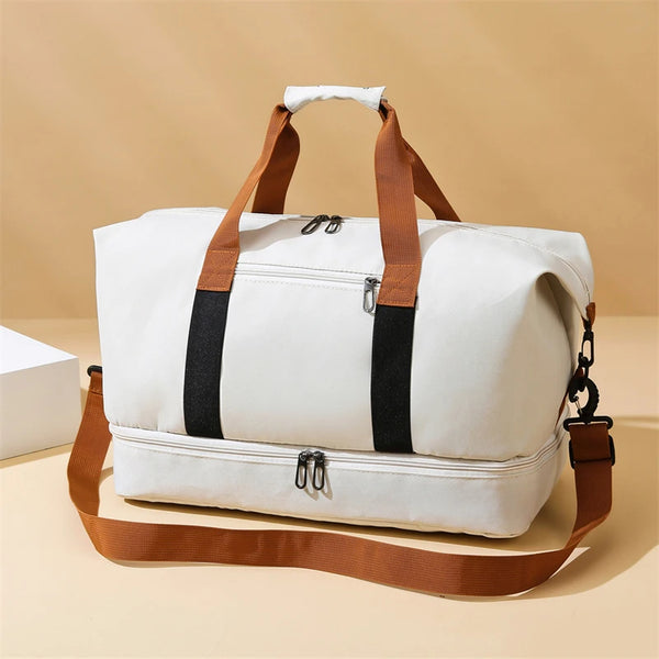 Sport- & Reisetasche Travana MoveLite | Leichte Trainingstasche mit Schuhfach | 47×28×25 cm | Oxford-Material | Für Sport, Reisen & Alltag