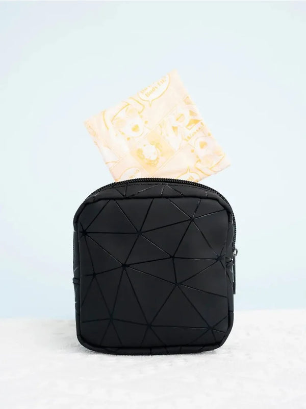Wasserdichte Aufbewahrungstasche Luniva Pocket | PU-Leder | Für Schmuck, Hygieneartikel & Alltag | Kompakt & Stylisch | 13×4×13 cm