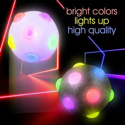 Hundespielzeug GlowPaw Ball | LED Leuchtball | Elastisch & Beißfest | Für Hunde, Katzen & Kinder