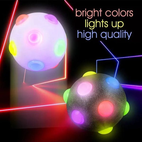 Hundespielzeug GlowPaw Ball | LED Leuchtball | Elastisch & Beißfest | Für Hunde, Katzen & Kinder
