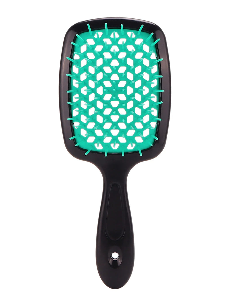 AirGloss Luftkissen-Haarbürste für nasses & trockenes Haar | Sanft entwirrend & kopfhautfreundlich | 20,5x8,5 cm | Für alle Haartypen