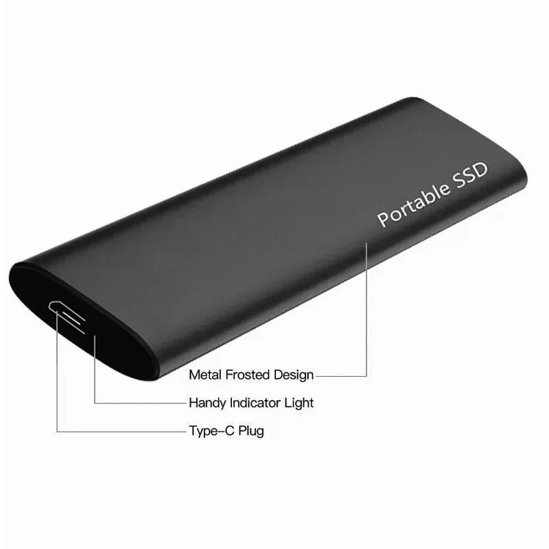 Datacurve Externe Festplatte 4 TB | Ultra Slim & Schnell | USB-C | Kompatibel mit Windows & Mac