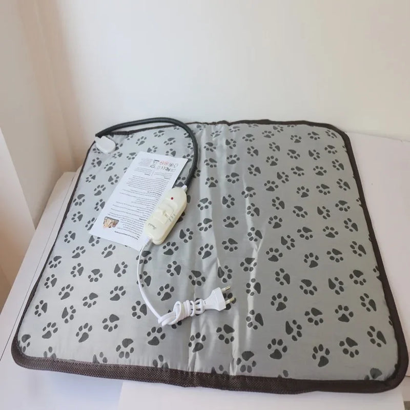 Beheizbare Haustiermatte PawTherm | Temperaturregelung & Timer | Wasserdicht & Sicher | Für Hunde & Katzen