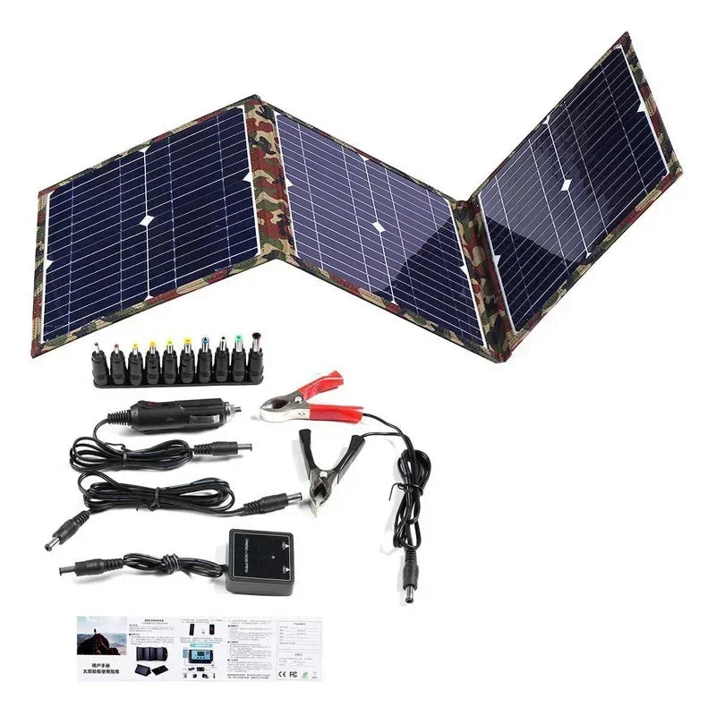SunVolt800 | Faltbares Solarpanel-Set 800W | MPPT Powerstation | Tragbares Ladegerät 12V | Für Auto, Boot & Camping