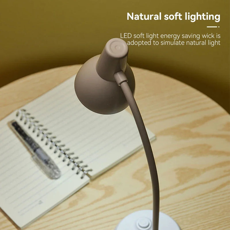 LED Faltbare Tischlampe FlexiLight | USB & Akku | Touch-Dimmung | Tragbar & Augenfreundlich