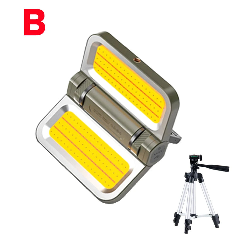 Campinglampe Solaris Pro | Superhell & Faltbar | Magnetisch & Wiederaufladbar | Solar- & USB-Betrieb